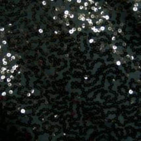 Black Fancy Squiggle 3mm Sequins on Polyester Spandex