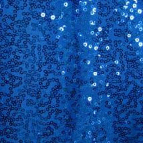  Royal Fancy Squiggle 3mm Sequins on Polyester Spandex