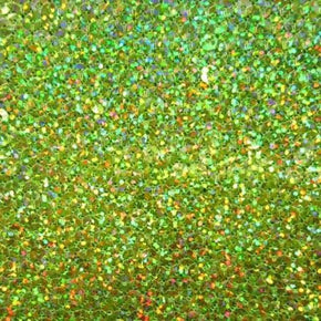  Apple Green Holographic 5mm Sequins on Polyester Spandex