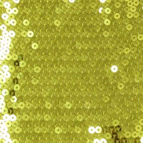  Gold Flat 5mm Sequins on Polyester Spandex