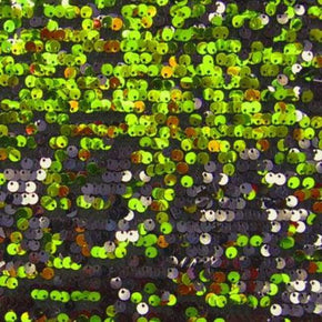  Green/Black Two-Tone Reversible 5MM Sequin on Polyester Spandex