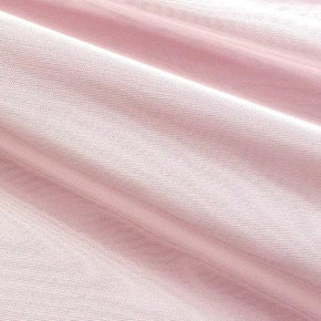  Bubblegum Pink Horizontal 1" Stripes Print on Stretch Mesh