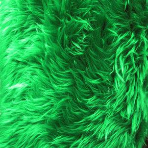  Green Long Hair Shag Fur 