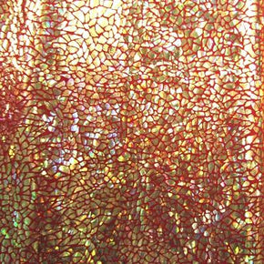  Red/Gold Holographic Avatar Metallic Foil on Nylon Spandex