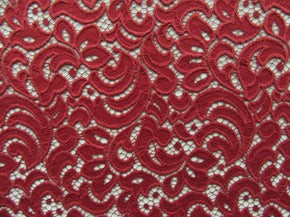 Red Heavy Lace