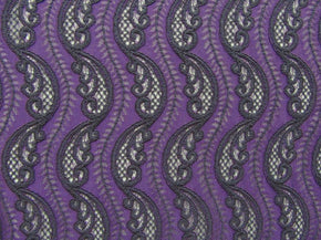  Purple Fancy Crochet Lace