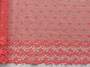  Coral Fancy Crochet Lace
