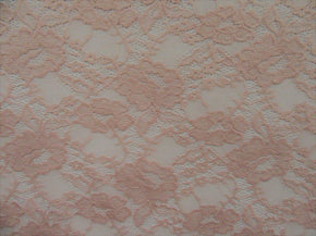  Blush Fancy Floral Lace on Nylon Spandex