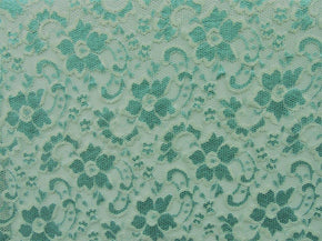  Green/White Fancy Floral Lace 