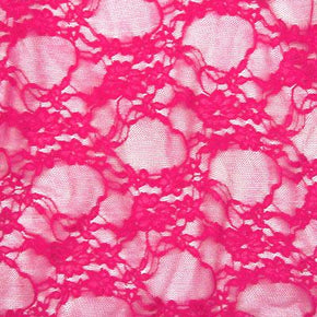  Fuchsia Fancy Floral Lace