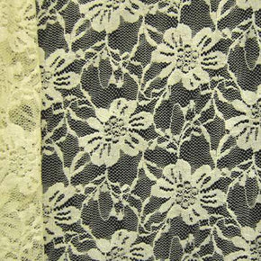  Ivory Fancy Floral Lace