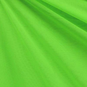  Neon Green Solid Colored Mesh on Nylon Spandex