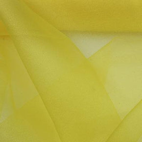  Neon Yellow Solid Colored Organza 