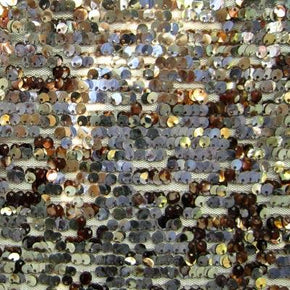  Chocolate Colorful Sequins on Mesh