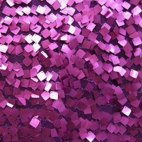  Magenta Fancy Matte .5" Sequins on Mesh