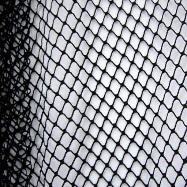 Big Hole Fishnet On Nylon Spandex, 4 Way Stretch, Black