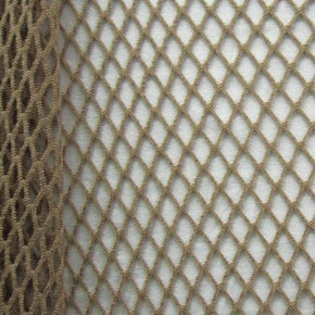  Tan Big Hole Fishnet on Nylon Spandex