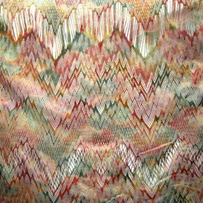 Multi-Colored Wavy Crochet Lace