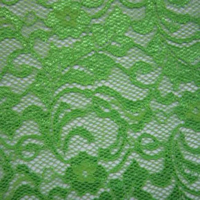  Green Fancy Floral Lace