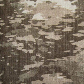 Multi-Colored Camouflage Print on Nylon Spandex