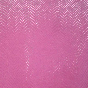  Baby Pink Shiny Charming Snake Printed Metallic Foil on Nylon Spandex