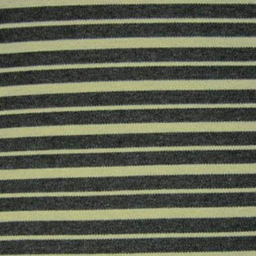  Black/Nude Striped Printed Cotton