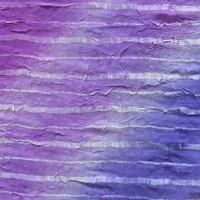  Purple/Blue Crinkle Chiffon 