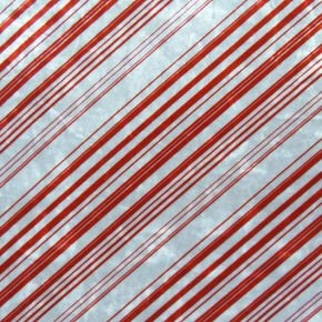  Red/White Diagonal Stripes Velvet on Velvet 