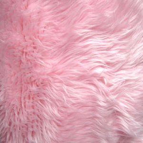  Pink Long Hair Shag Fur 