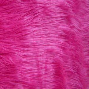  Fuchsia Long Hair Shag Fur 