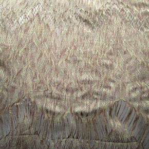  Beige/Brown Fancy Crochet Lace