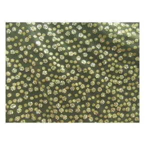  Gold Fancy Glitter Dot Sequin on Tulle Mesh