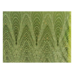  Yellow Fancy Glitter Big Panel on Tulle Mesh
