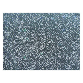  Silver Fancy Glitter Dot Sequin on Tulle Mesh