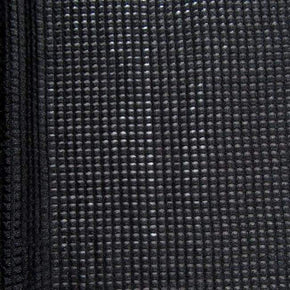 Black Holographic Sequins & Shiny Foil on Polyester Spandex
