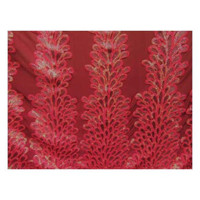  Pink/Pearl Three Trees Fancy 3mm Sequins on Stretch Mesh