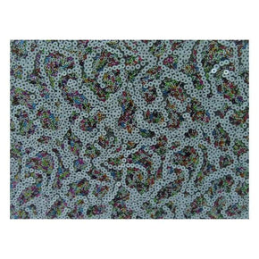 Pearl Fancy Two-Tone Sequins on Polyester Mesh