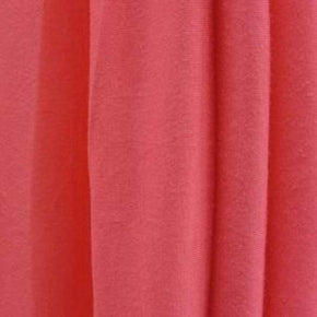  Coral Solid Colored Heavy Rayon Jersey