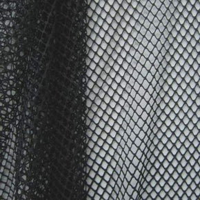  Black Fishnet on Nylon Spandex