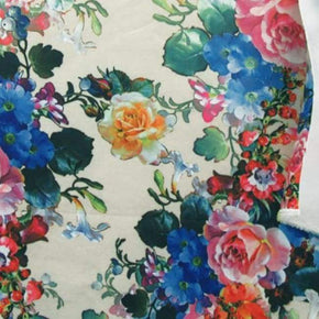 Multi-Colored Floral Print Soft Padding