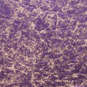  Purple/Pink Matte Foil Print on Nylon Spandex