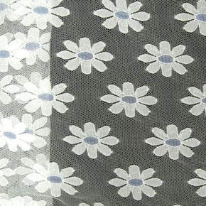  White Fancy Floral Lace