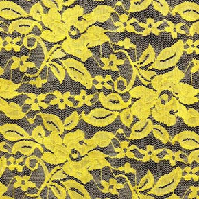  Yellow Fancy Floral Lace 