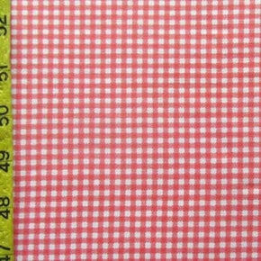 Multi-Colored Gingham Print on Polyester Spandex