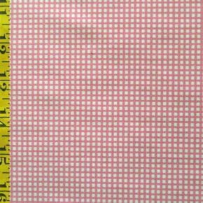  Pink/White Gingham Print on Nylon Spandex