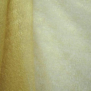  Gold Glitter Angel Mesh on Polyester