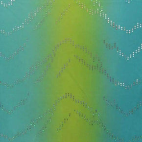  Holographic Glitter Mesh Metallic Foil on Stretch Mesh