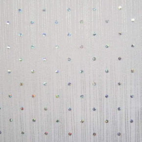  Holographic Foil Sequins on Polyester Spandex