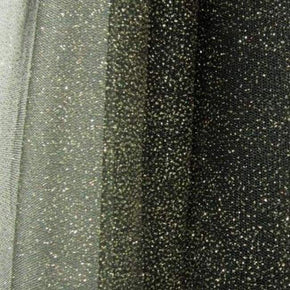  Black/Gold Glitter Tulle on Tulle