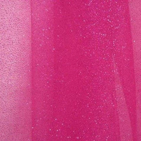  Fuchsia Glitter Tulle on Tulle